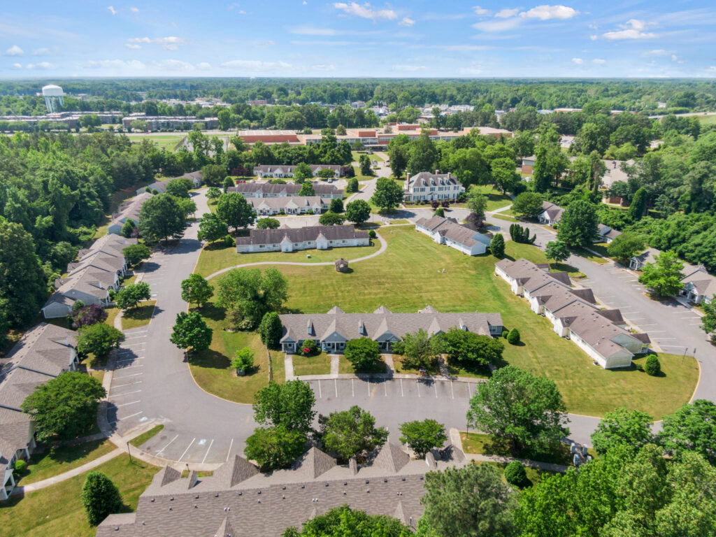 Norcroft Townhomes arial view