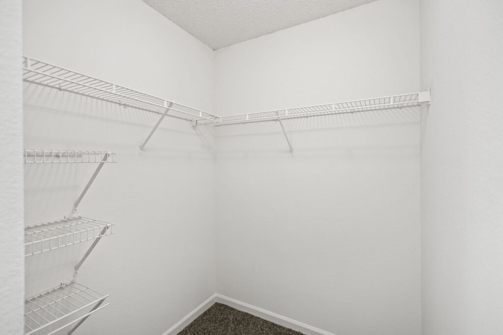 Mallard Cove Apartments ensuite storage space